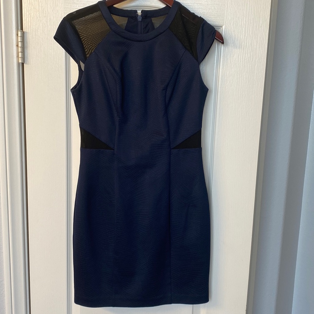 Guess Los Angeles Navy and Black Dress
